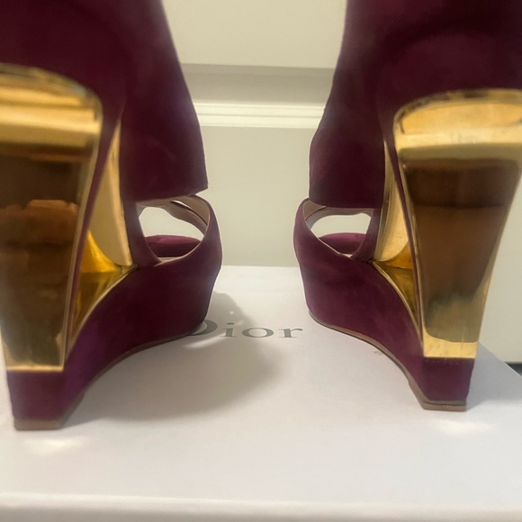 Plum Vintage DIOR heels - Picture 4 of 5